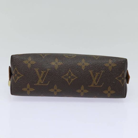 LOUIS VUITTON Monogram Pochette Cosmetic PM Cosmetic Pouch M47515 LV Auth 82206 - Picture 6 of 16